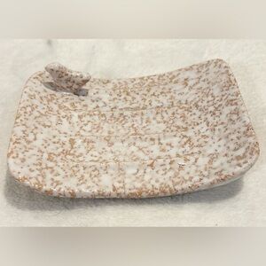 Speckled Ceramic Soap Dish